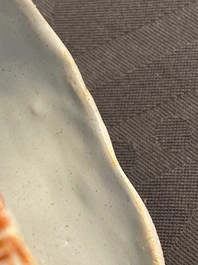 Une paire de terrines en forme de li&egrave;vre en fa&iuml;ence polychrome de Delft, 18&egrave;me